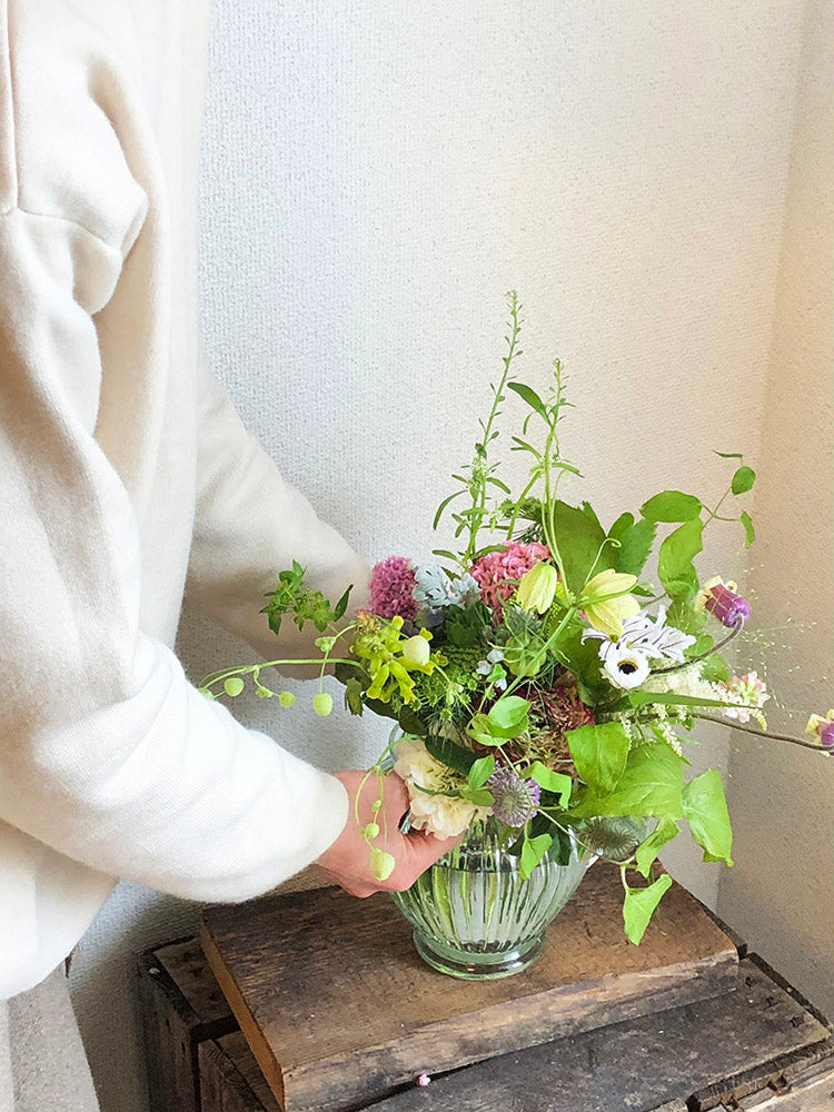 行き先決まりました　ブーケ　 〜ふんわり自然草花〜 おうちで楽しむ草花ブーケ – 花子